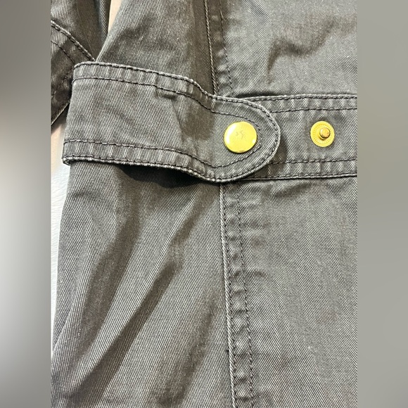 J. Crew Relaxed Boyfriend Field Utility Jacket Army Green Women’s Medium Petite - Picture 16 of 16